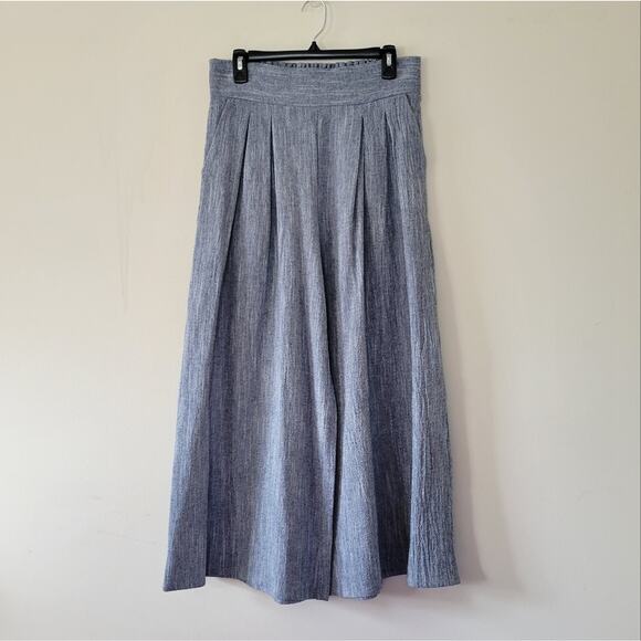 Misa Los Angeles Blue Wide Leg Pants - Picture 3 of 9